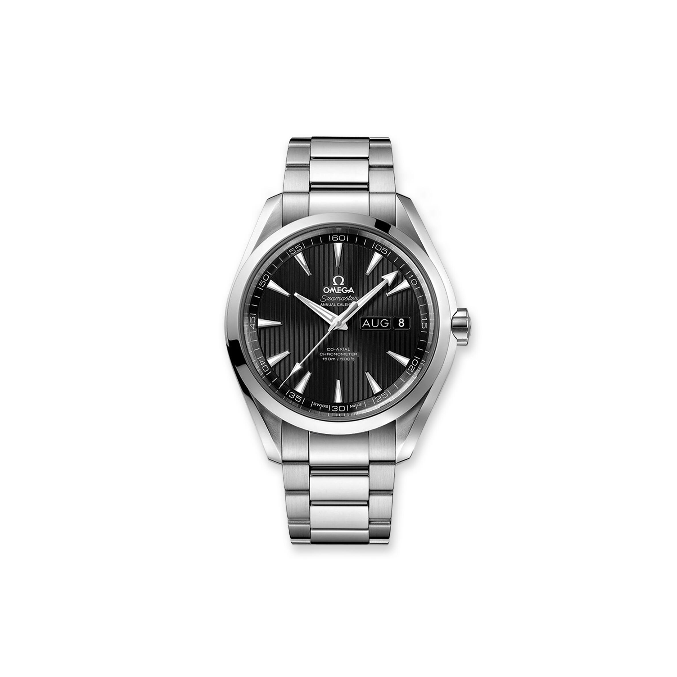 0me*ga seamaster aqua terra 150m 43mm, steel on steel 231.10.43.22.01.002